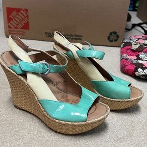 Turquoise wedges